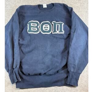 VTG 90s Champion Reverse Weave Sweater Mens XL Blue BON USA University Crew Neck